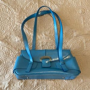 RINA RICH blue for any season double strap shoulder/handbag